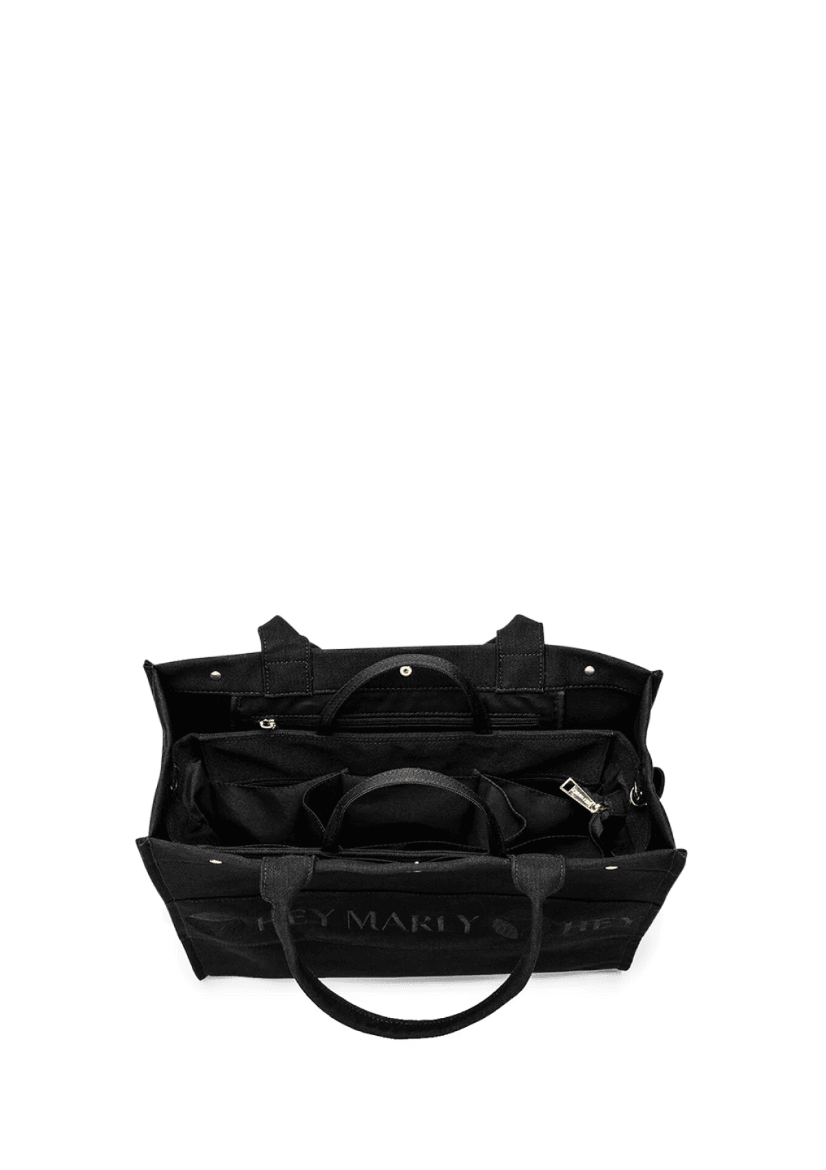 Produktabbildung auf neutralem Hintergrund des Produktes Bag Organiser in der Farbe Black