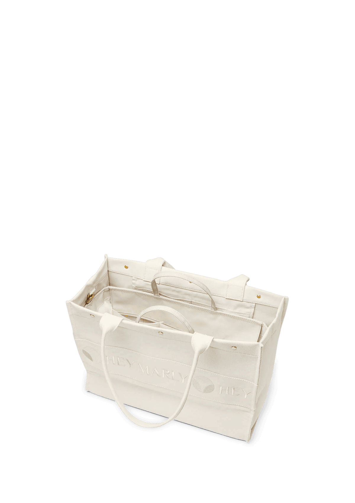 Produktabbildung auf neutralem Hintergrund des Produktes Bag Organiser in der Farbe Crema