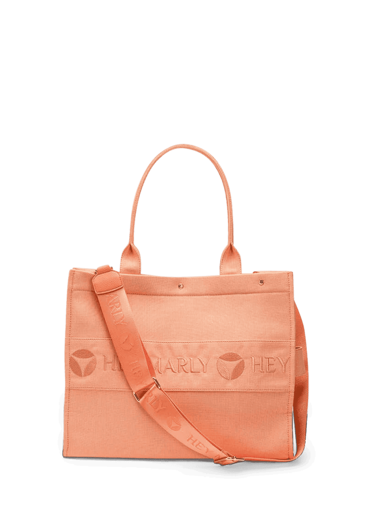 Produktabbildung auf neutralem Hintergrund des Produktes Signature Bag in der Farbe Peach