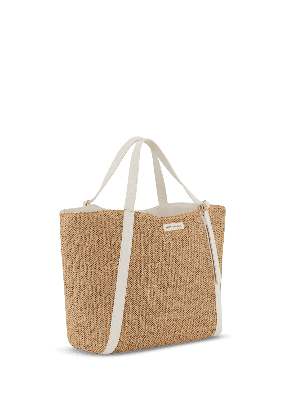 Seitenansicht auf neutralem Hintergrund des Produktes Pretty Wonder Straw L in der Farbe Straw Honey in der Größe L