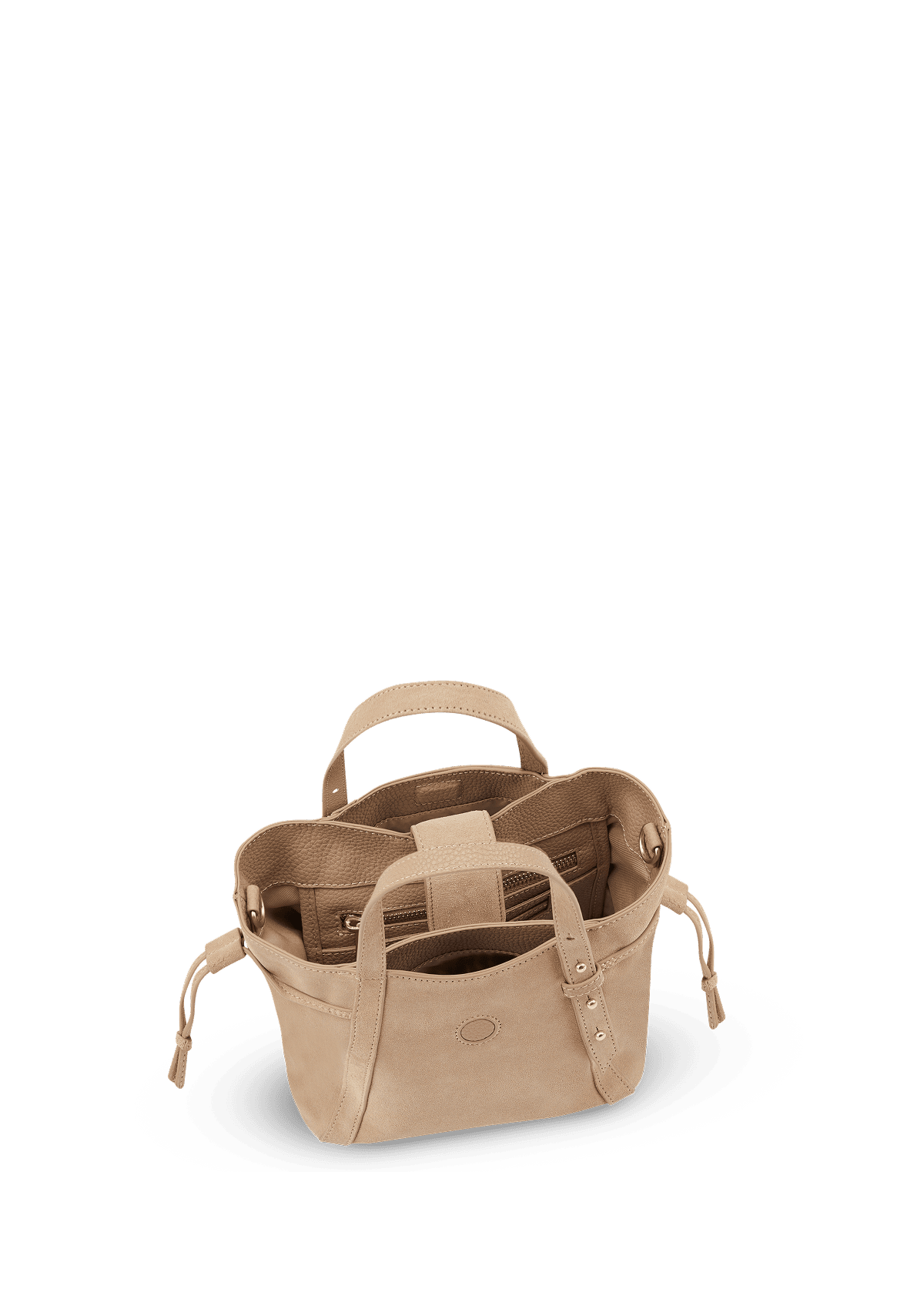 Produktabbildung auf neutralem Hintergrund des Produktes Pretty Wonder Suede S in der Farbe Sand in der Größe S