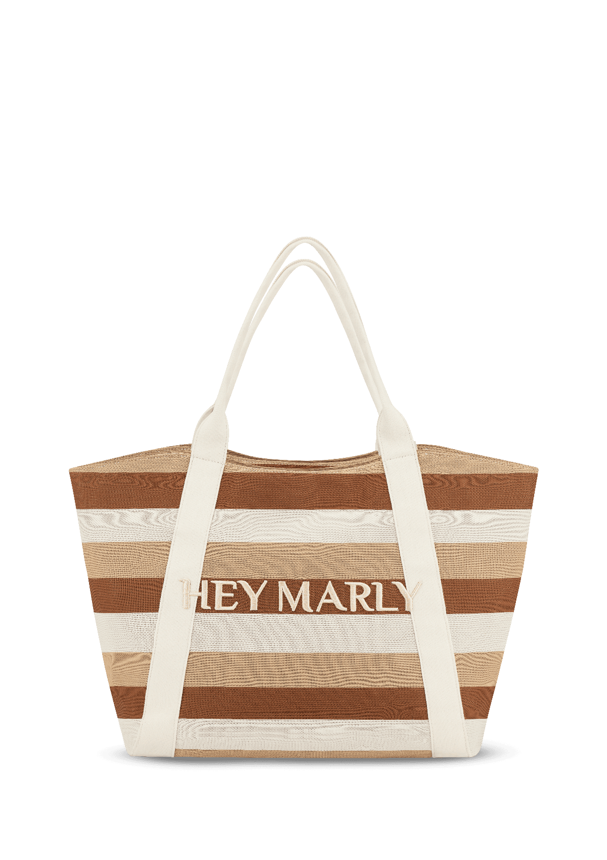 Frontalansicht auf neutralem Hintergrund des Produktes Summer Wonder L in der Farbe Crema-Sand-Cognac in der Größe L