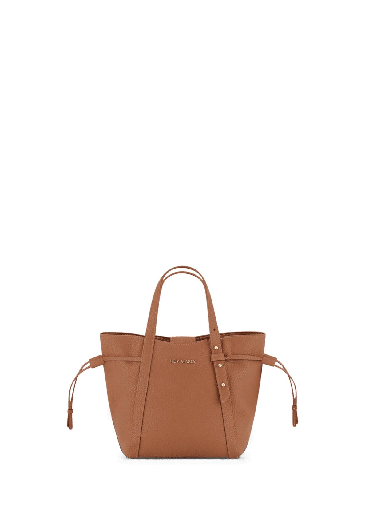 Frontalansicht auf neutralem Hintergrund des Produktes Pretty Wonder S in der Farbe Cognac in der Größe S