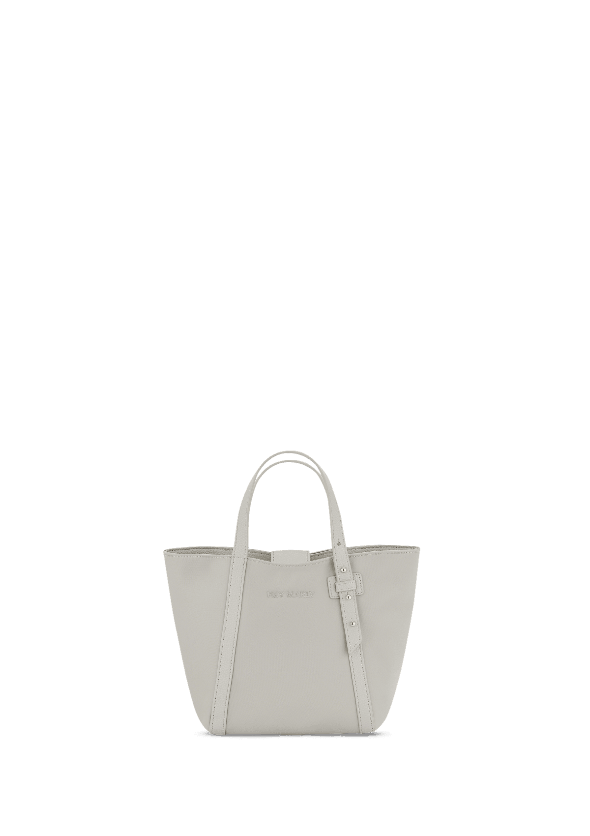 Seitenansicht auf neutralem Hintergrund des Produktes Pretty Wonder Nylon S in der Farbe Greige in der Größe S