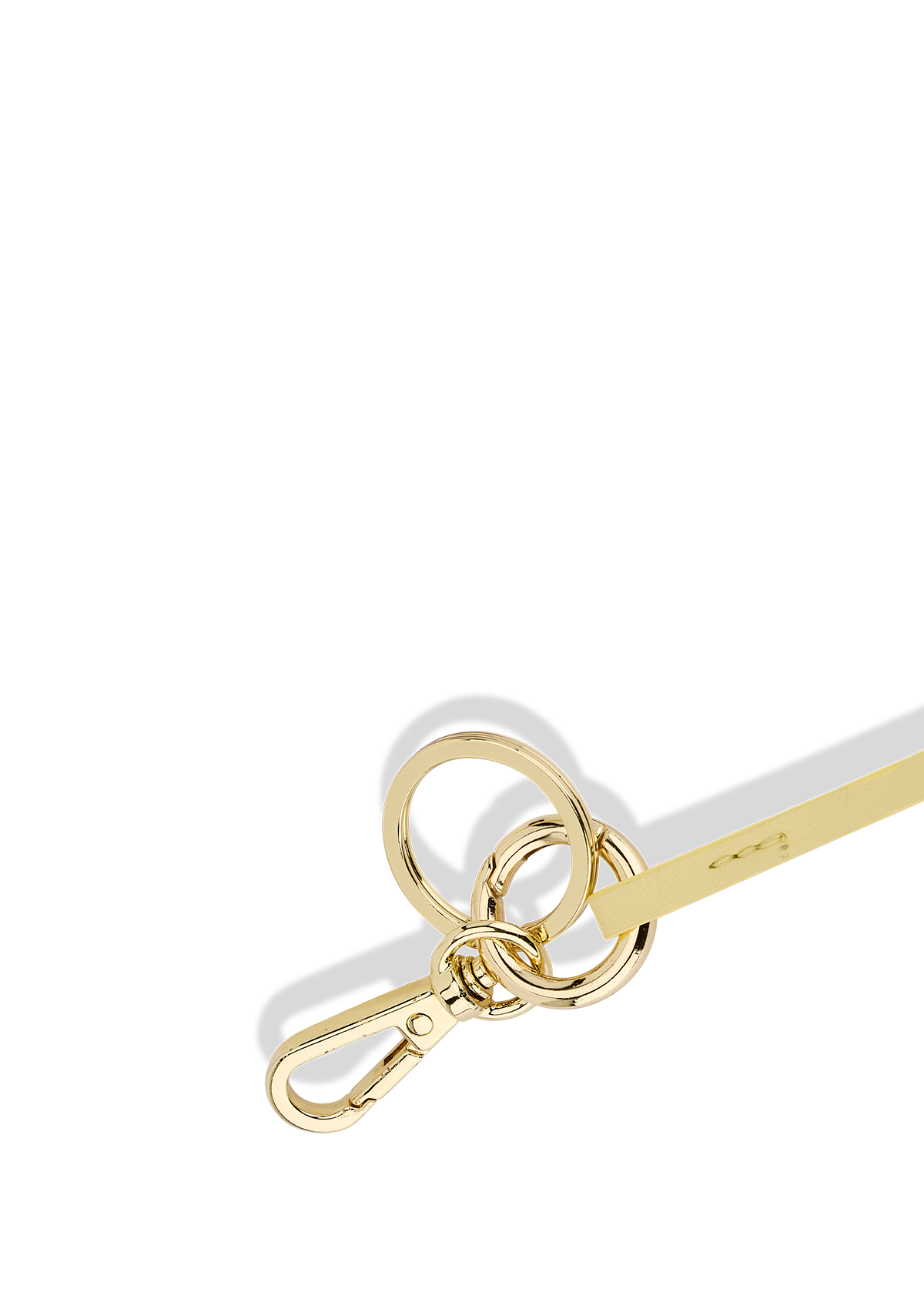 Frontalansicht auf neutralem Hintergrund des Produktes Lemon Charm in der Farbe Yellow Light