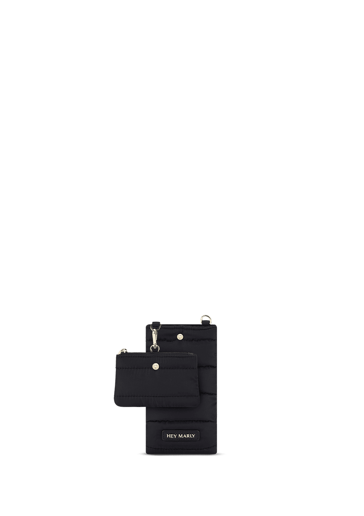 Frontalansicht auf neutralem Hintergrund des Produktes Mobile Buddy in der Farbe Black