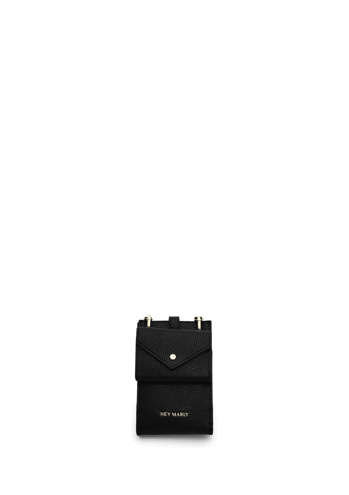 Frontalansicht auf neutralem Hintergrund des Produktes Mobile Wallet in der Farbe Black
