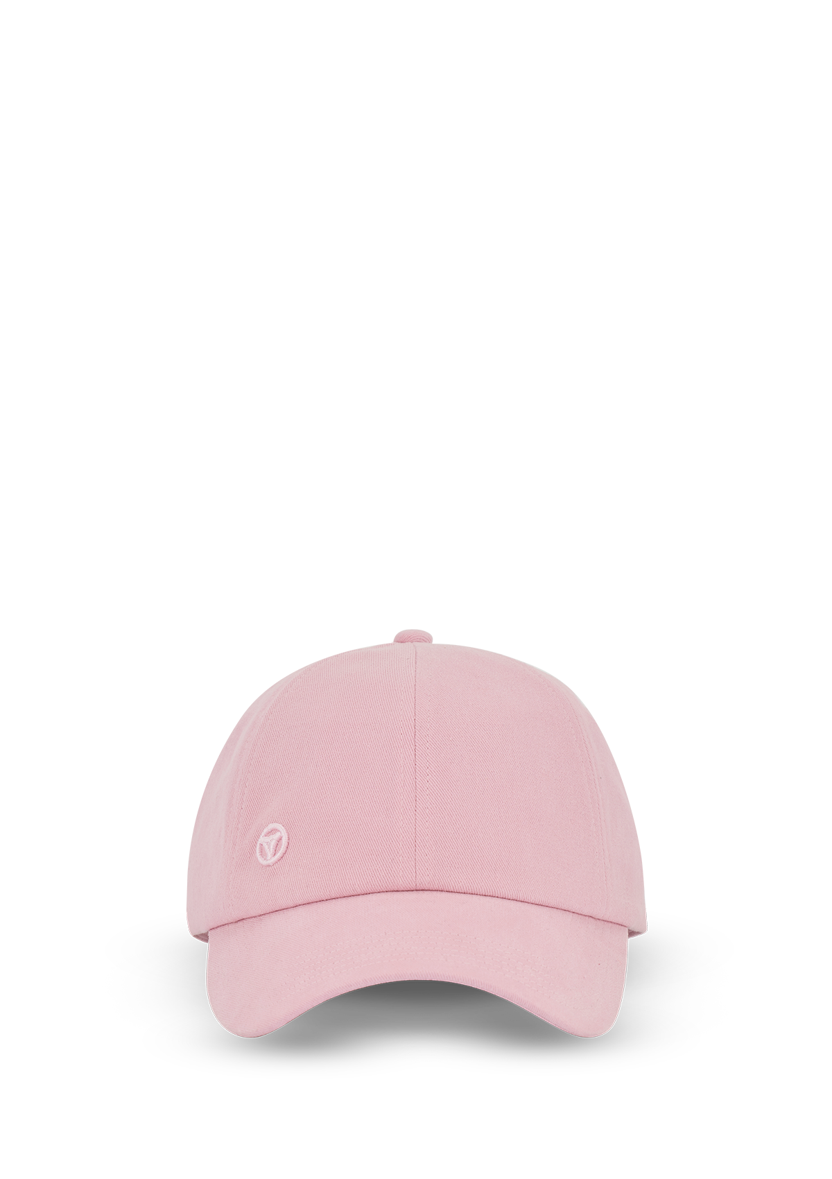 Frontalansicht auf neutralem Hintergrund des Produktes Signature Cap in der Farbe Rose Light