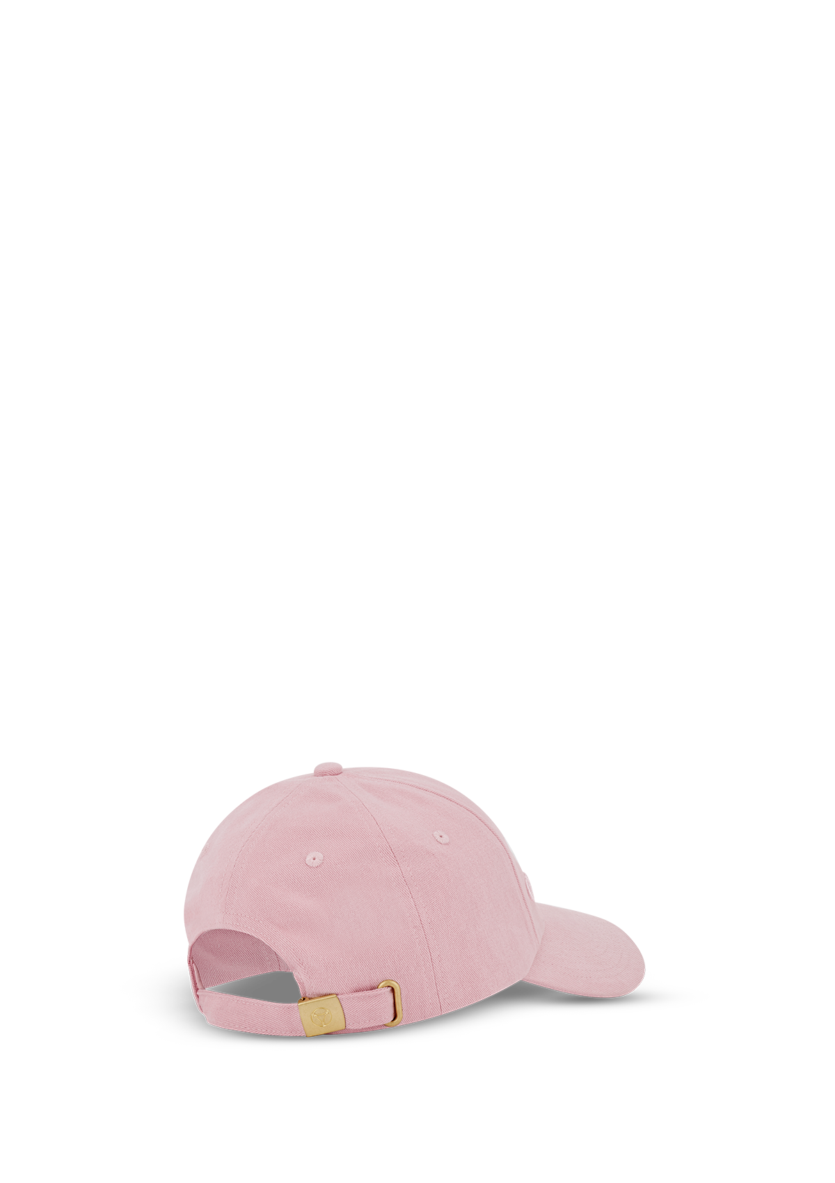 Seitenansicht auf neutralem Hintergrund des Produktes Signature Cap in der Farbe Rose Light