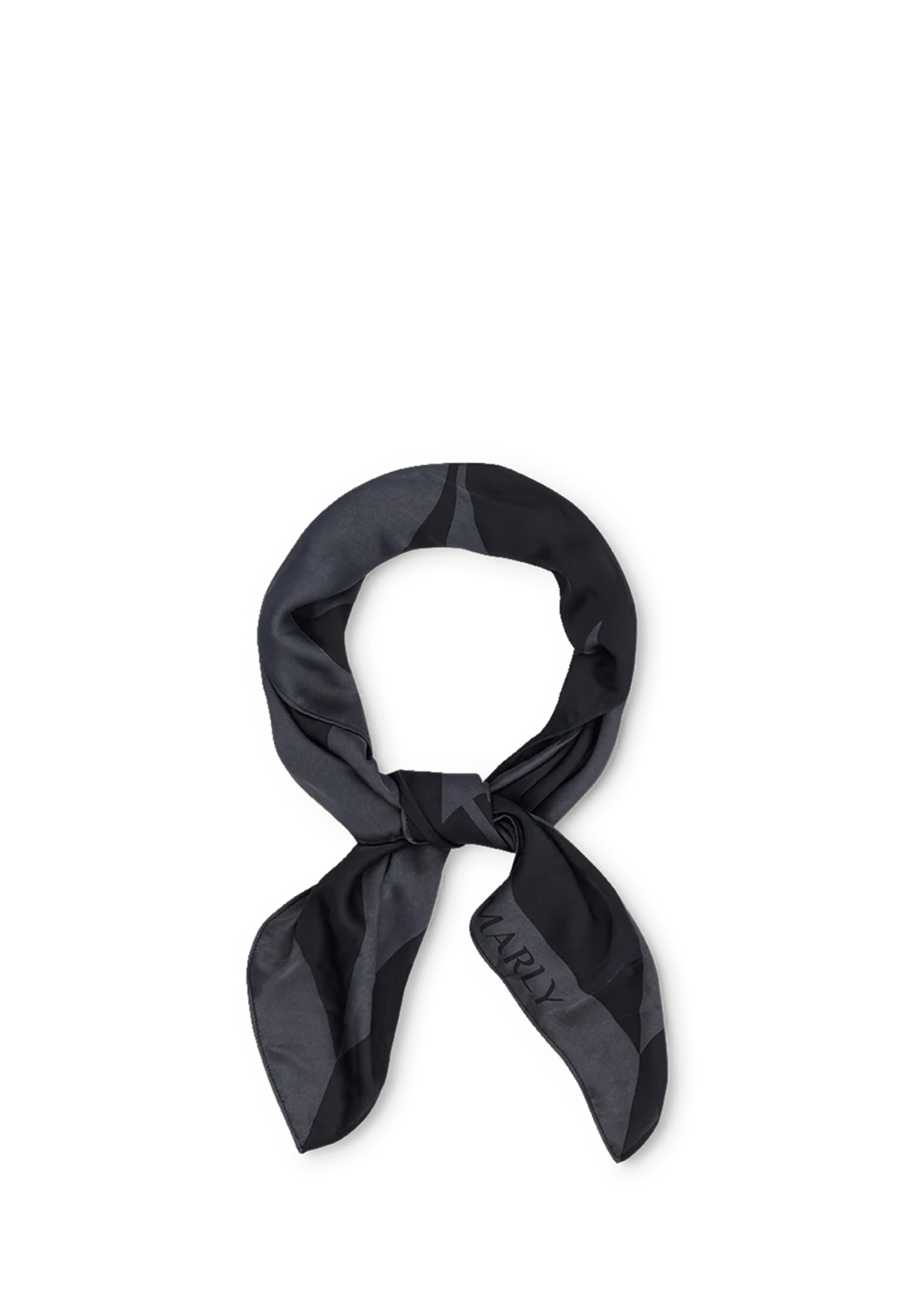 Frontalansicht auf neutralem Hintergrund des Produktes Silky Star Logo Print in der Farbe Black/Antracite