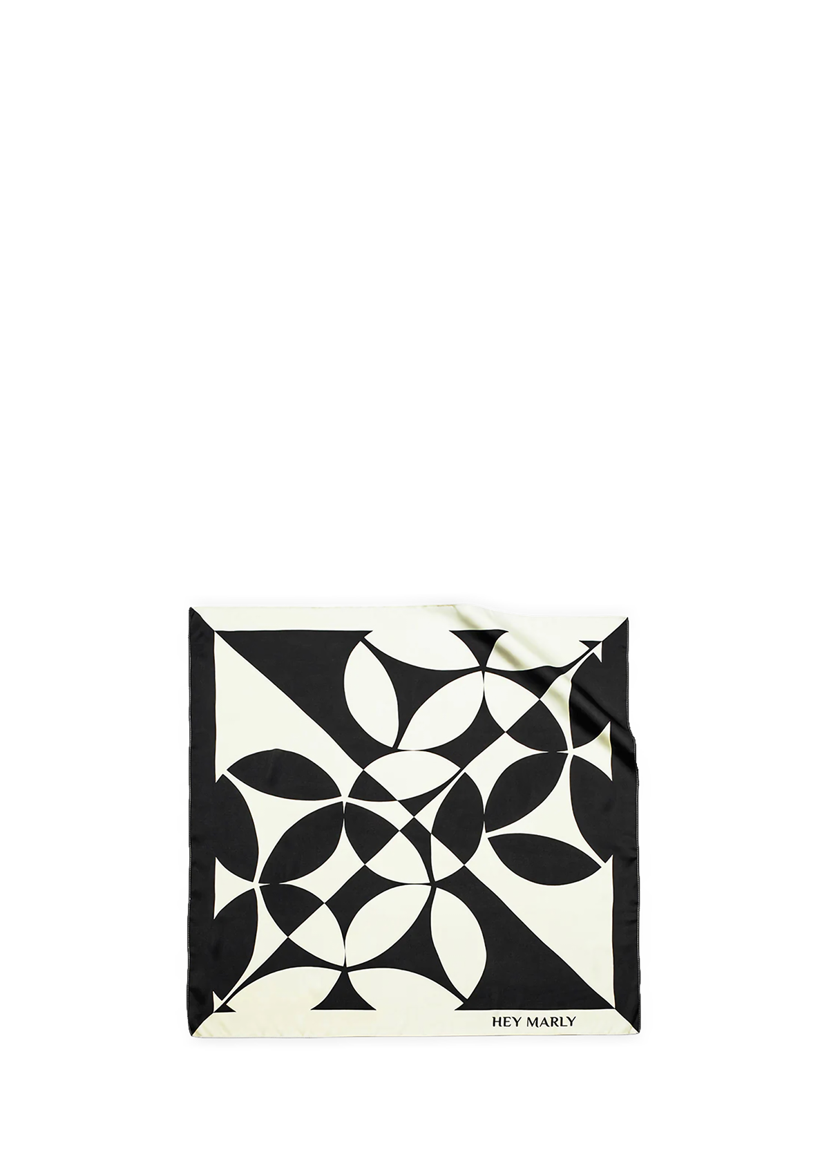 Frontalansicht auf neutralem Hintergrund des Produktes Silky Star Logo Print in der Farbe Black
