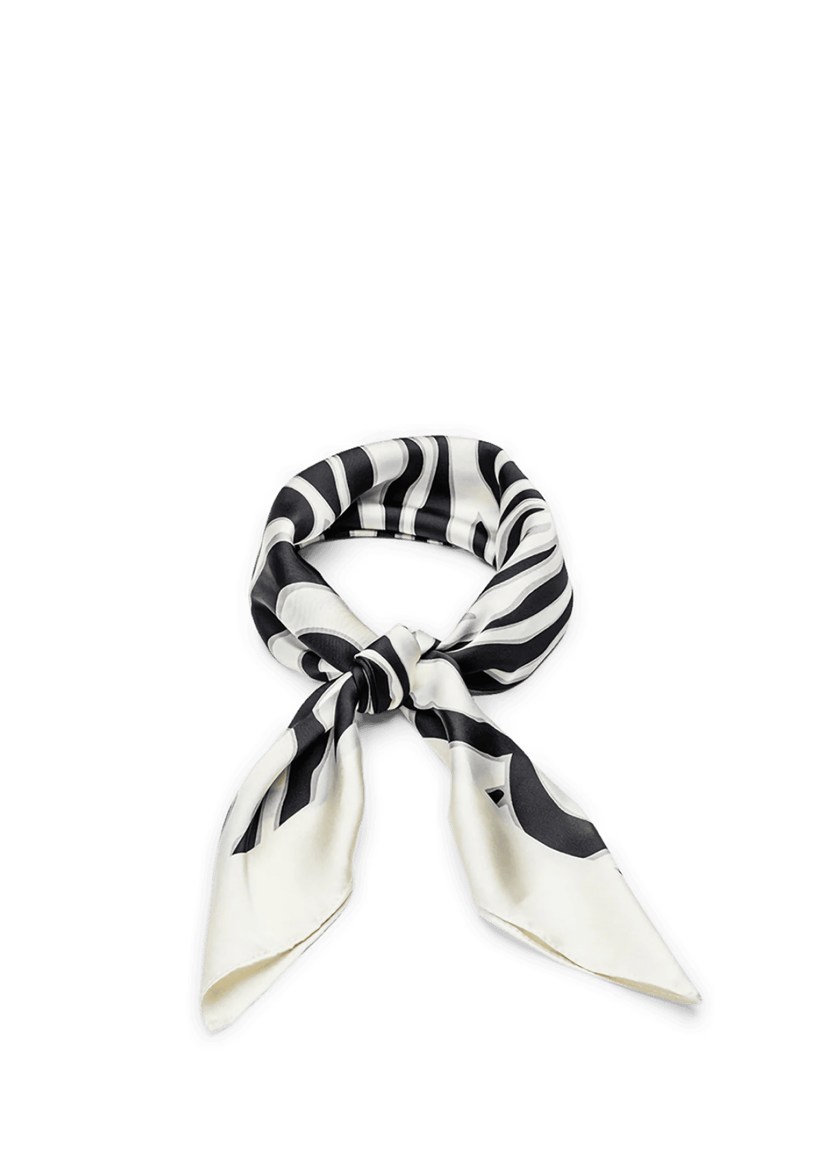 Frontalansicht auf neutralem Hintergrund des Produktes Silky Star in der Farbe Zebra