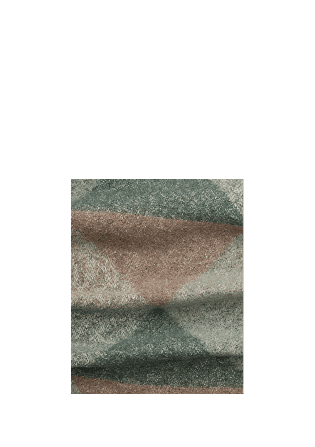 Produktabbildung auf neutralem Hintergrund des Produktes Angle Scarf in der Farbe Desert Sage