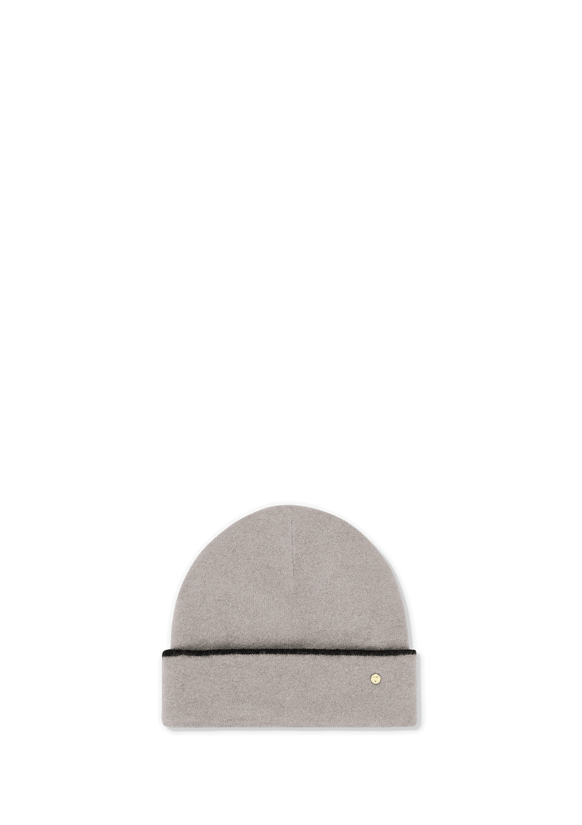 Produktabbildung auf neutralem Hintergrund des Produktes Classic Beanie in der Farbe Black/Greige