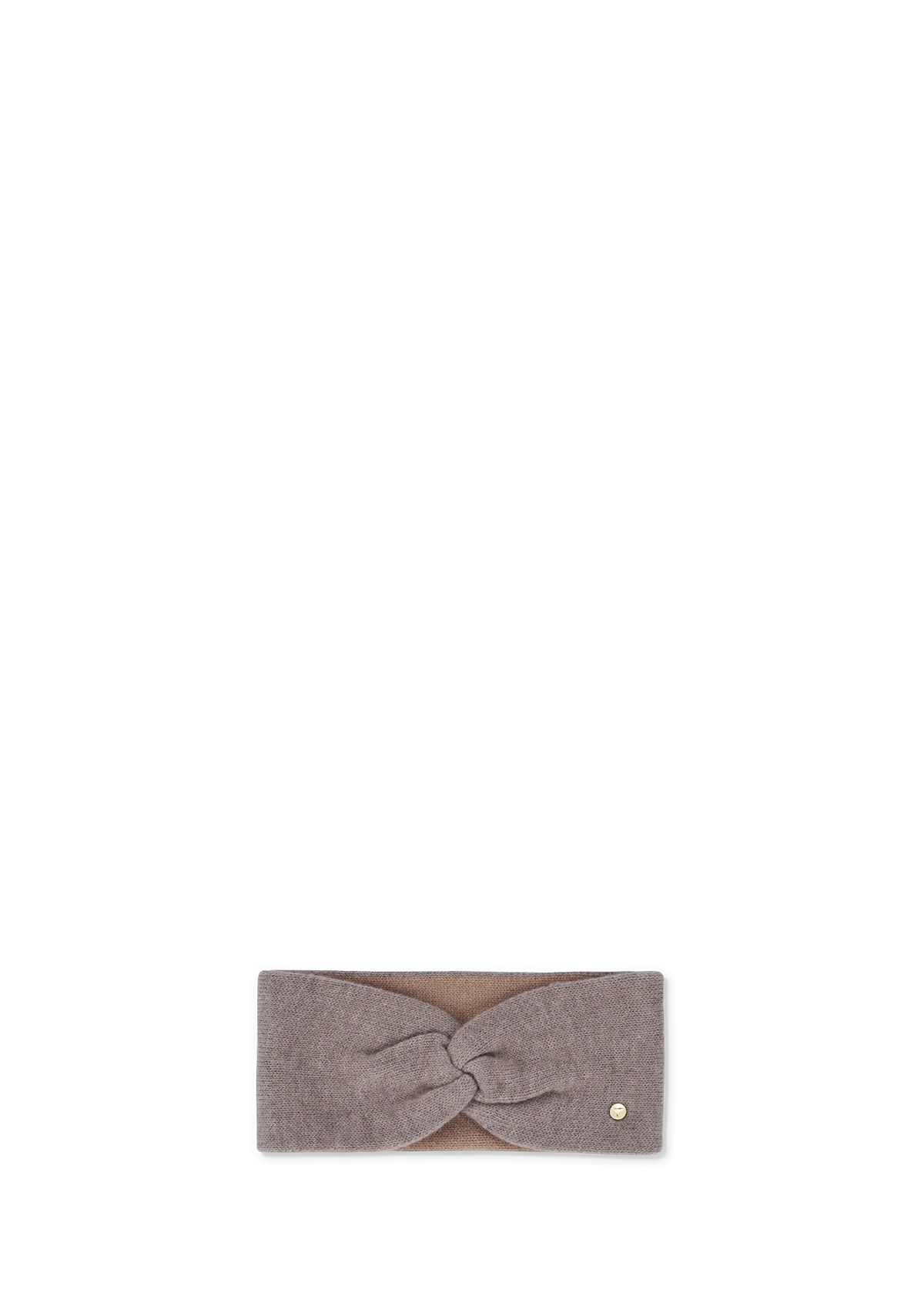 Frontalansicht auf neutralem Hintergrund des Produktes Classic Headband in der Farbe Mocha/Sand