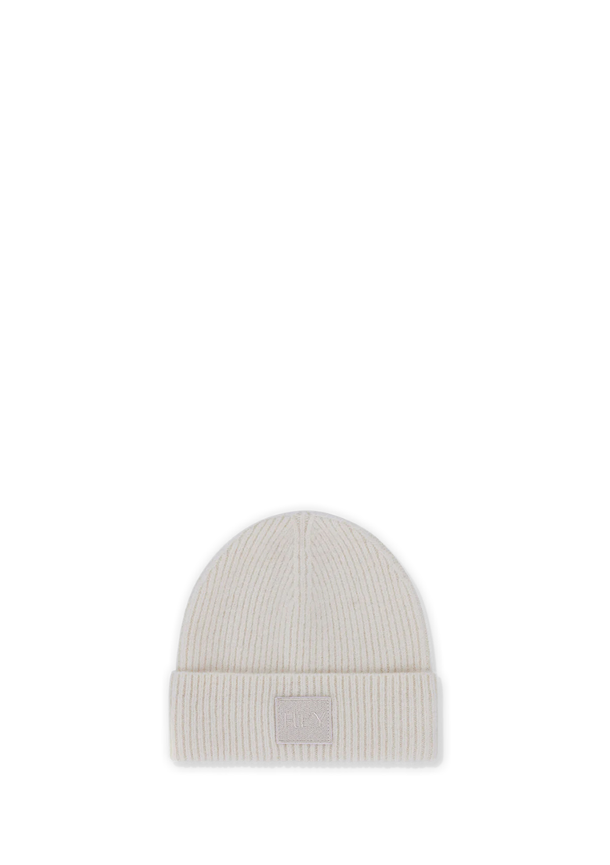 Frontalansicht auf neutralem Hintergrund des Produktes Hey Beanie Kids in der Farbe Crema