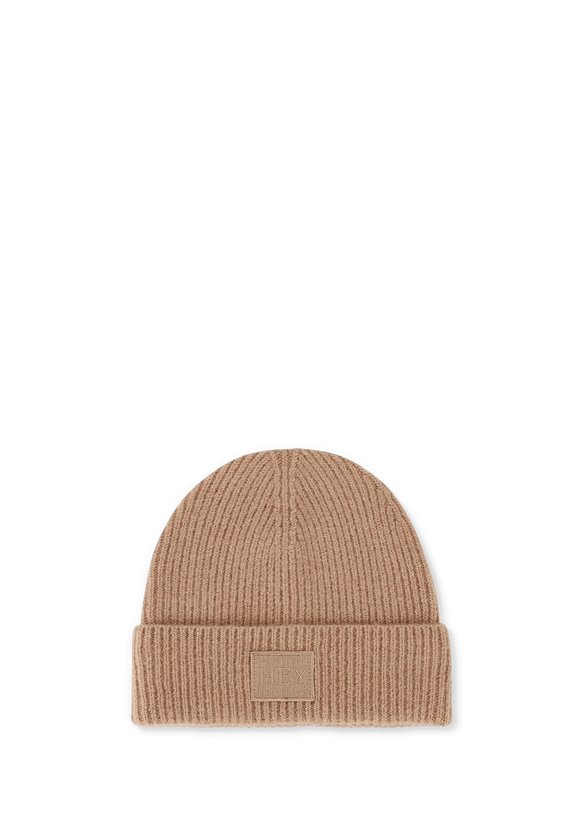 Produktabbildung auf neutralem Hintergrund des Produktes Hey Beanie in der Farbe Sand