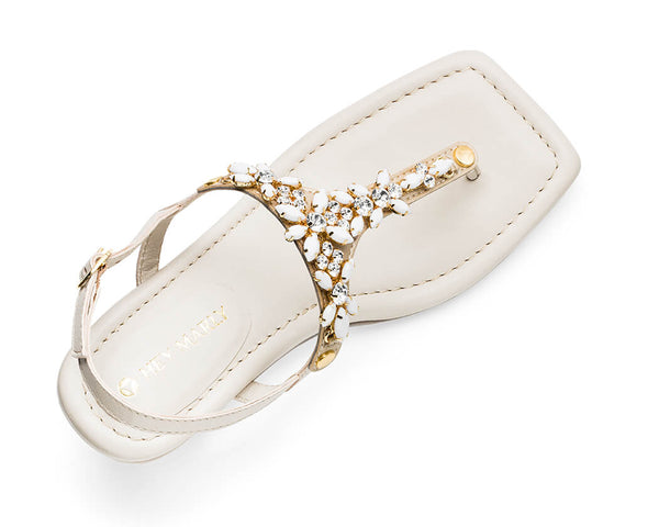 Ibiza Collection - Block Heel Mid Crema TS