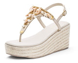 Ibiza Collection - Wedge Bast High Crema TS