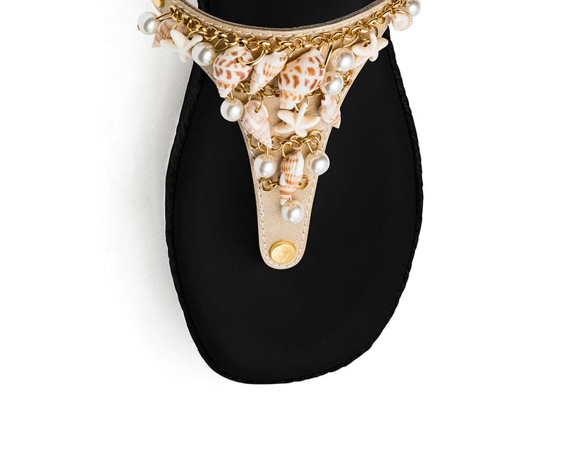 Ibiza Collection - Wedge Bast High Black TS