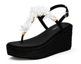 Ibiza Collection - Wedge Bast High Black TS