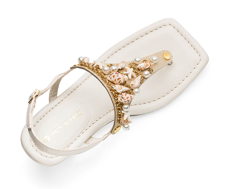Ibiza Collection - Block Heel Mid Crema TS