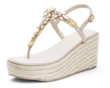 Ibiza Collection - Wedge Bast High Crema TS