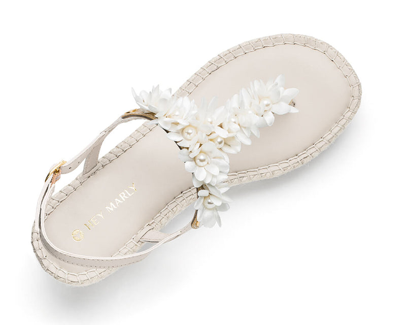 Ibiza Collection - Wedge Bast Mid Crema TS