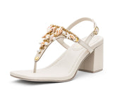 Ibiza Collection - Block Heel Mid Crema TS