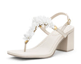 Ibiza Collection - Block Heel Mid Crema TS