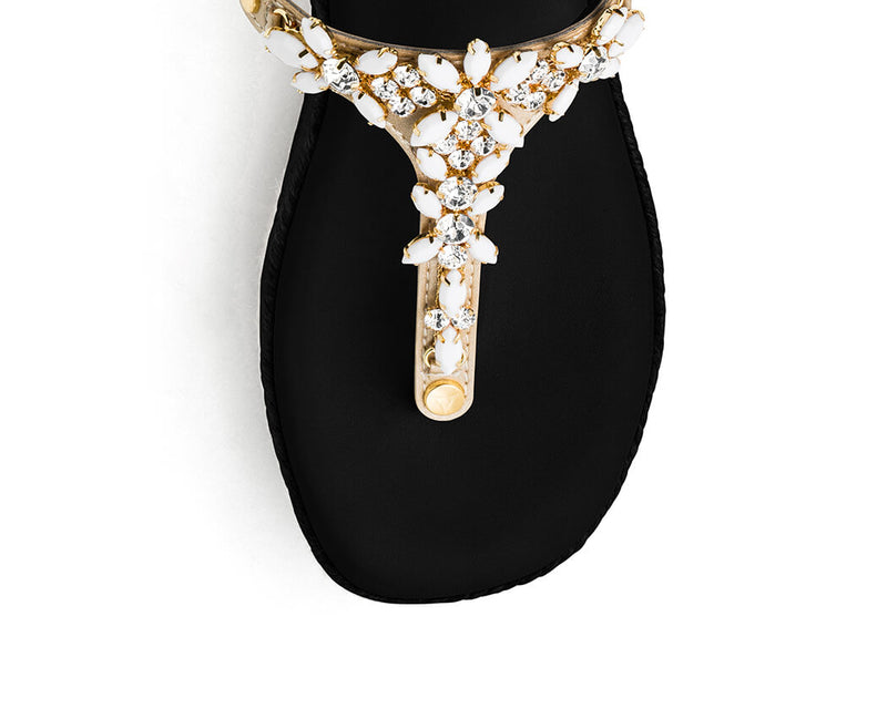 Ibiza Collection - Wedge Bast High Black TS