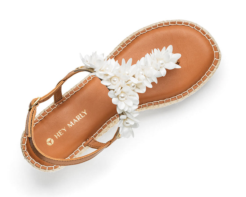 Ibiza Collection - Wedge Bast Mid Cognac TS