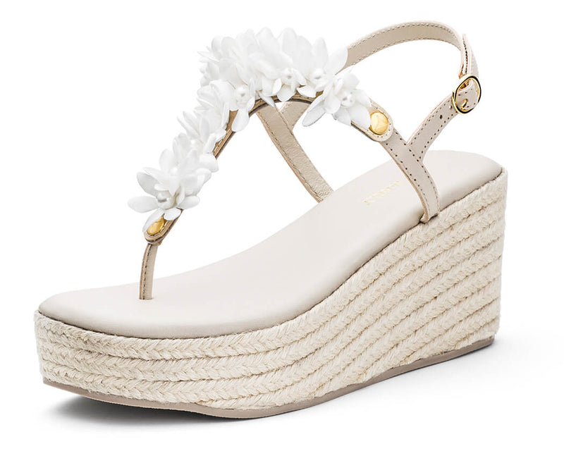 Ibiza Collection - Wedge Bast High Crema TS