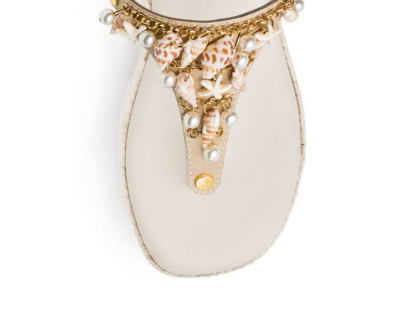 Ibiza Collection - Wedge Bast High Crema TS