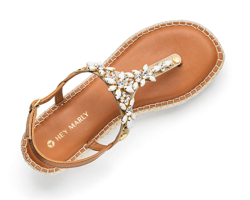 Ibiza Collection - Wedge Bast Mid Cognac TS