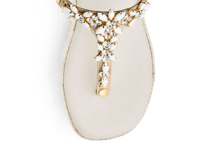 Ibiza Collection - Wedge Bast High Crema TS