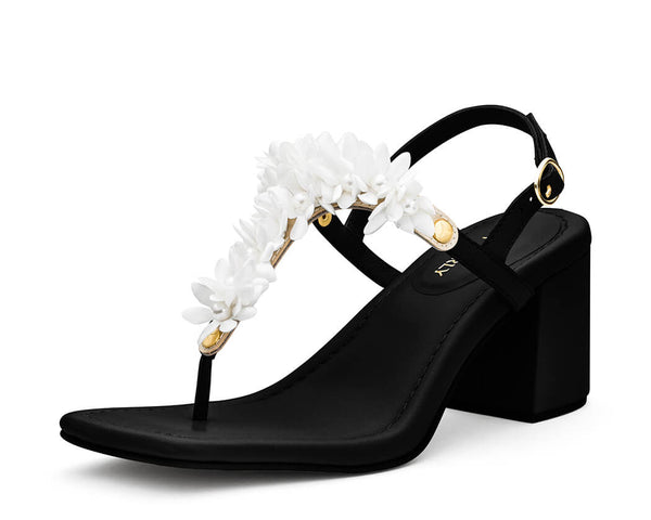Ibiza Collection - Block Heel Mid Black TS