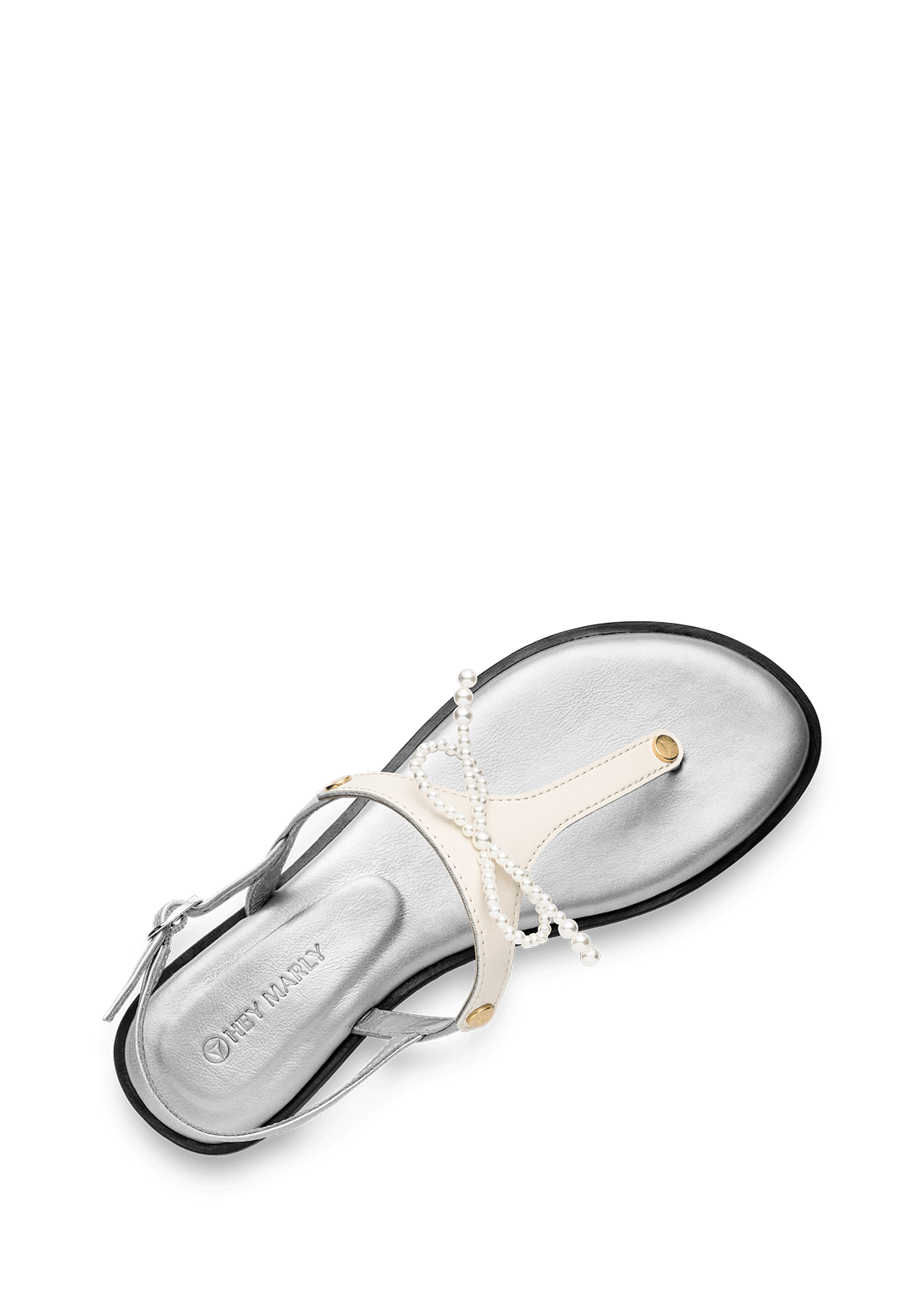 Produktabbildung auf neutralem Hintergrund des Produktes Pearl Bow in der Farbe Classic Silver