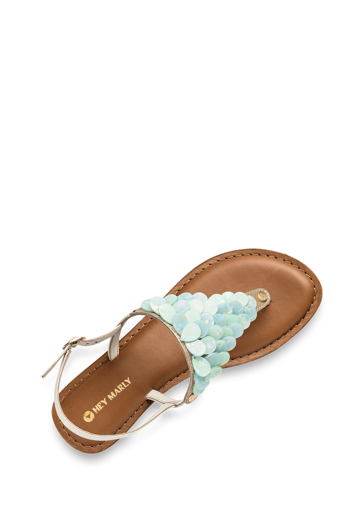 Produktabbildung auf neutralem Hintergrund des Produktes Shiny Plate in der Farbe Classic Crema