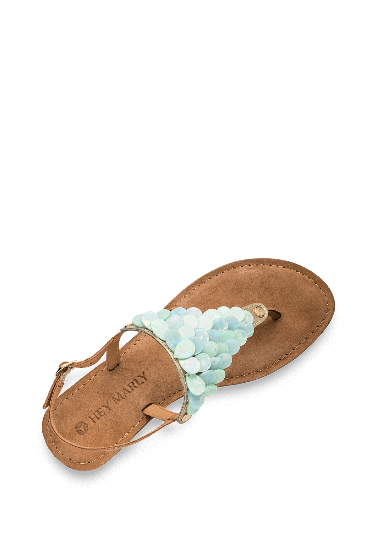 Produktabbildung auf neutralem Hintergrund des Produktes Shiny Plate in der Farbe Comfort Cognac