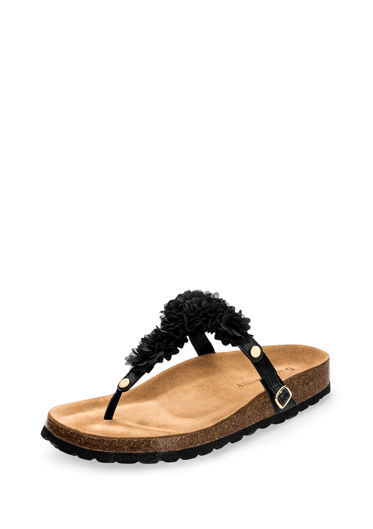 Soft Flower - Casual Cork Black