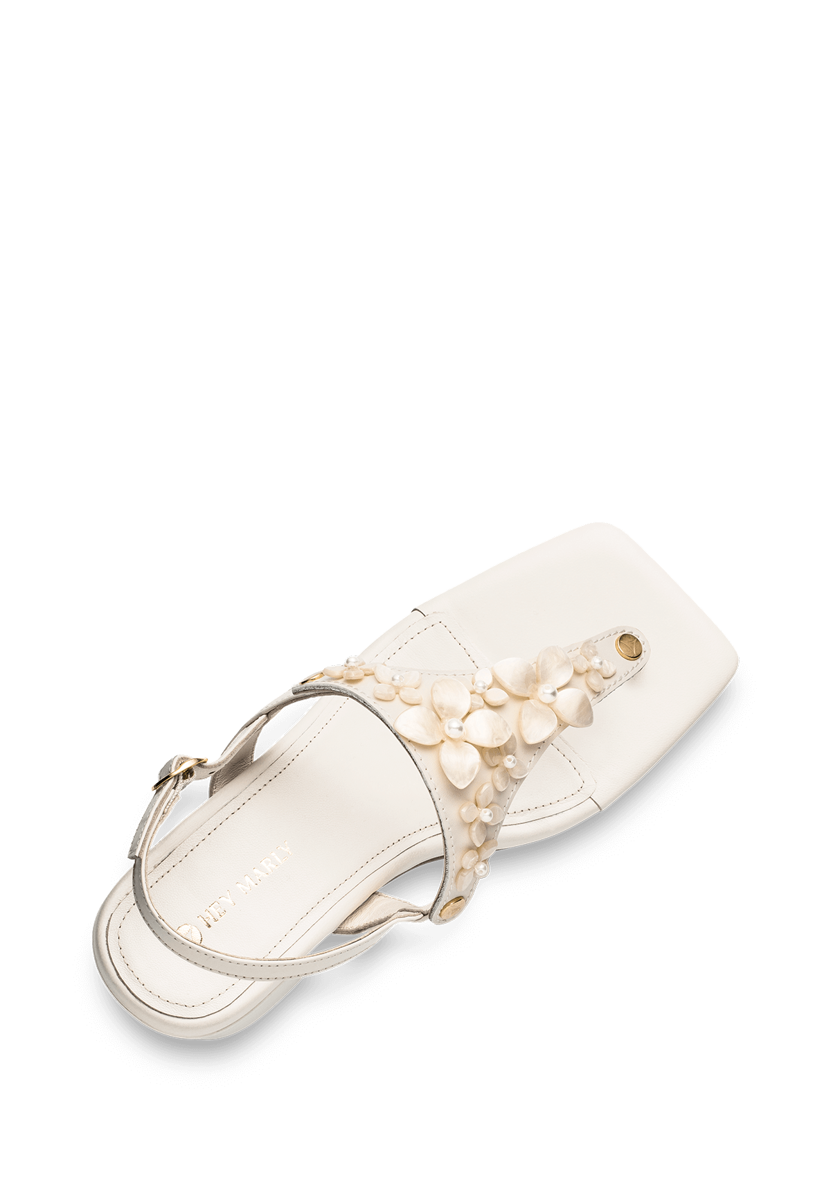 Sunlight Bloom - Block Heel Mid Crema