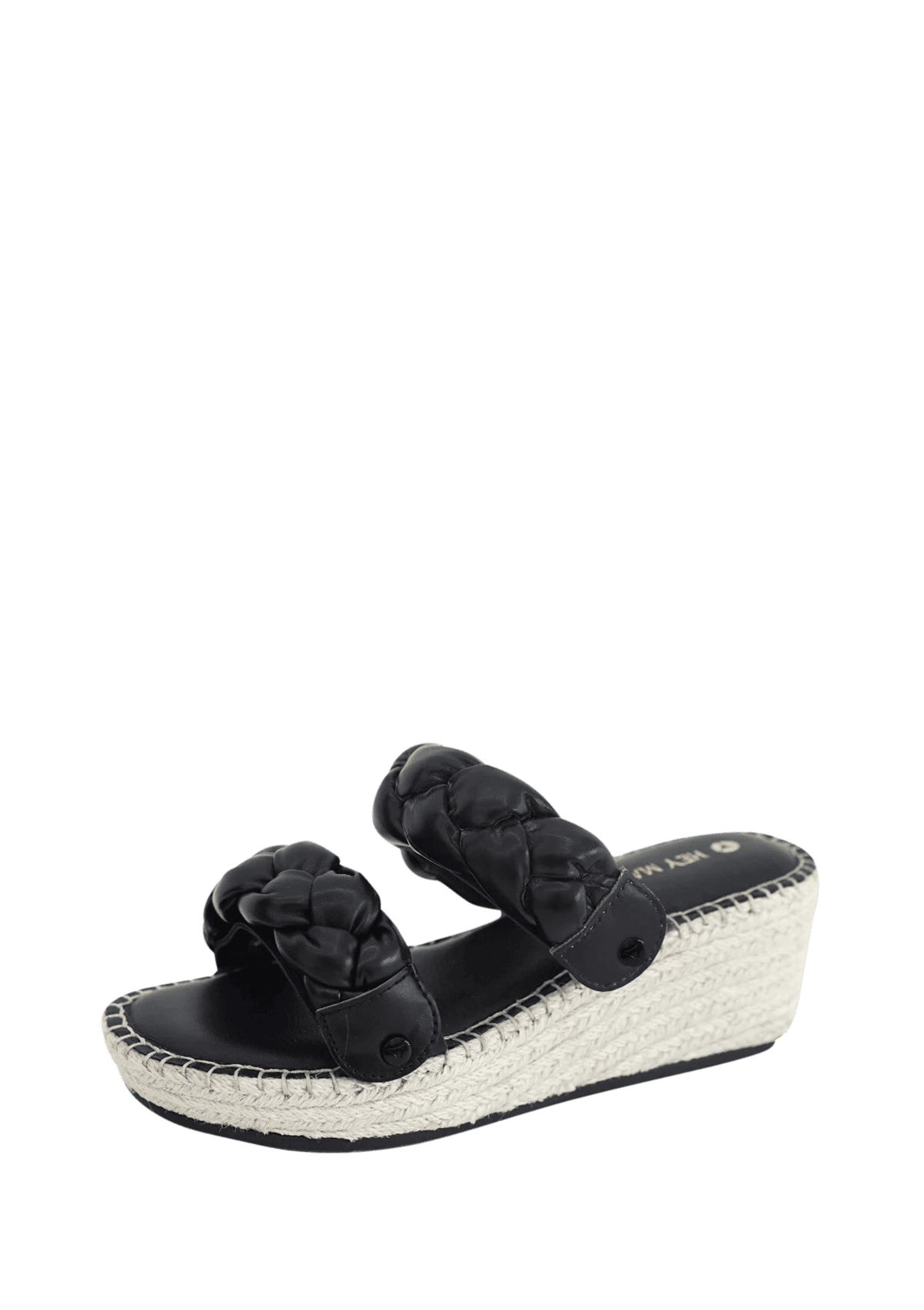 Wedge Bast Mid Black