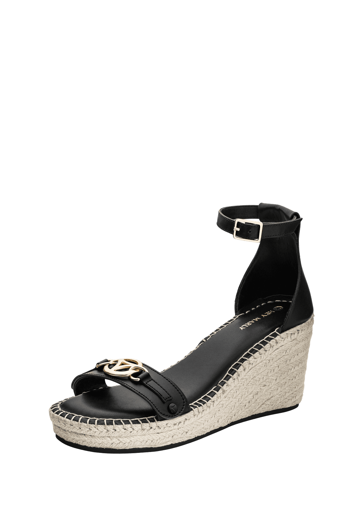 Golden Icon - Wedge Bast High Black