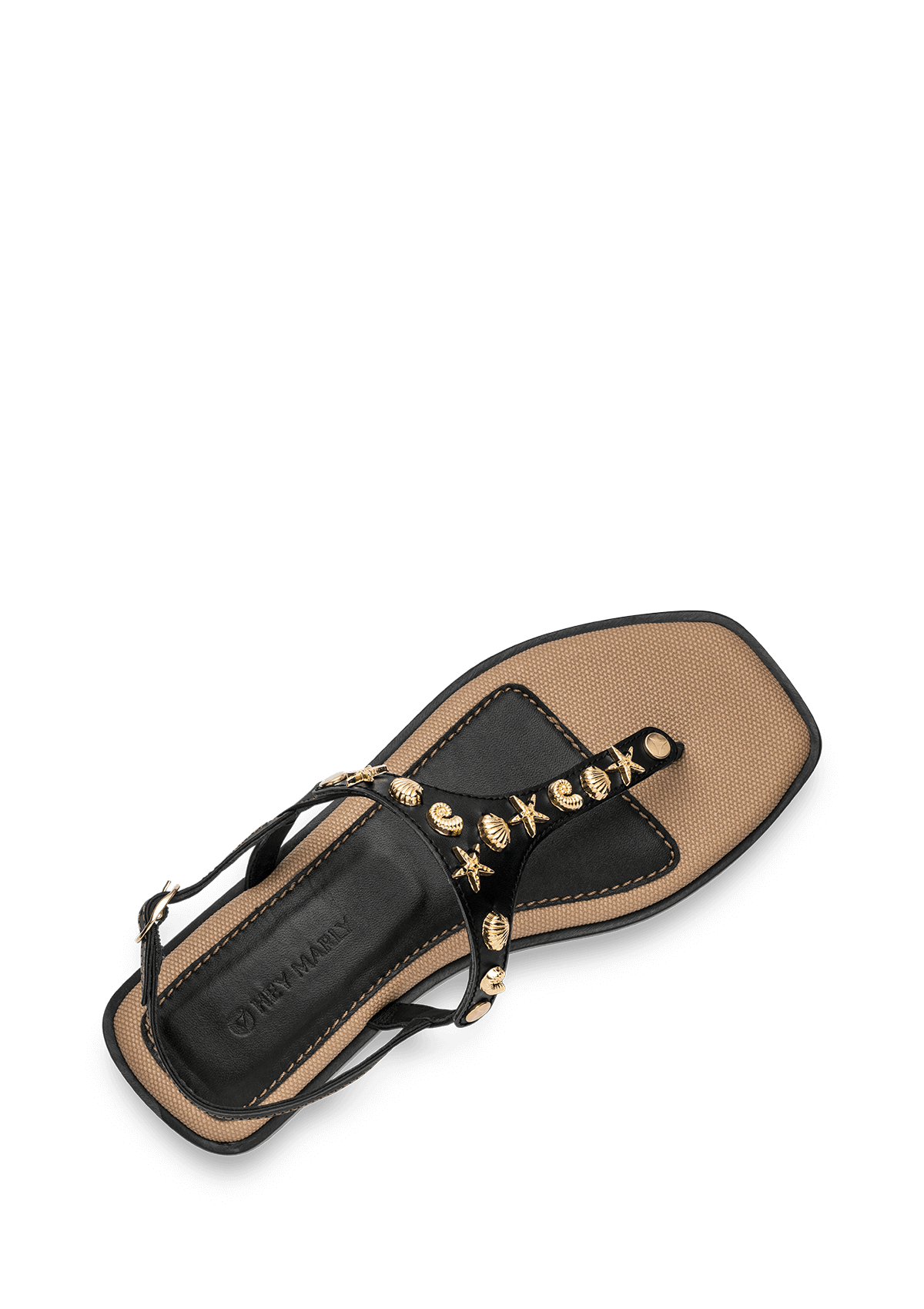 Produktabbildung auf neutralem Hintergrund des Produktes Coastal Star in der Farbe Chic Canvas Sand-Black