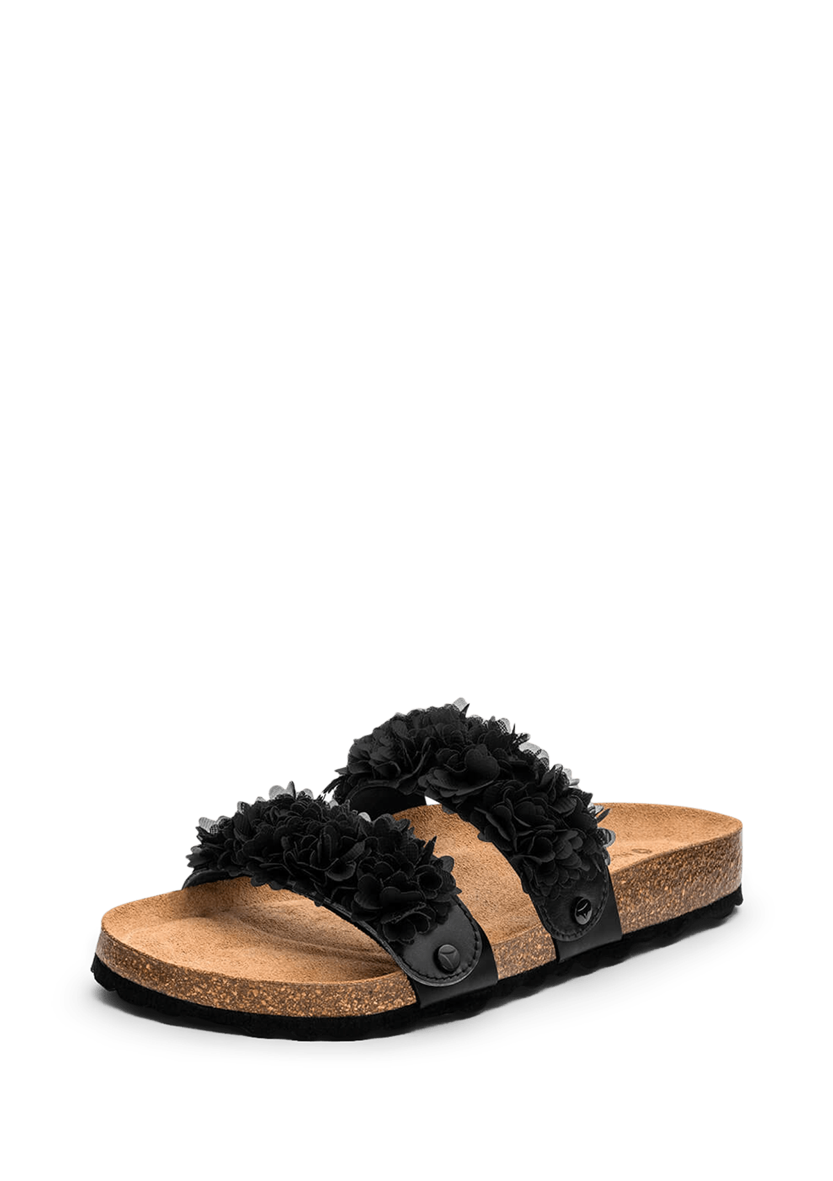Soft Flower - Casual Cork Black