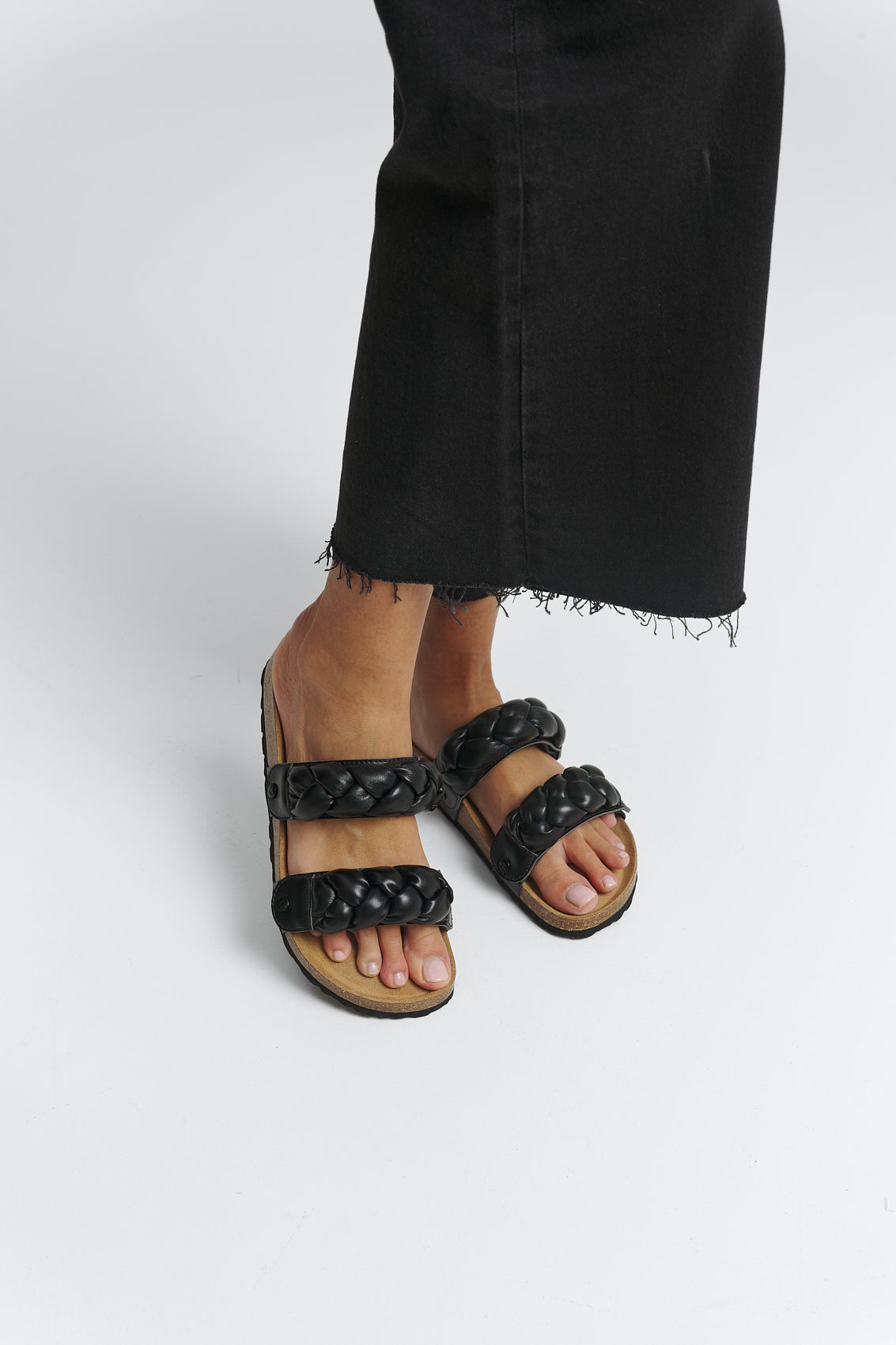 Braided - Casual Cork Black