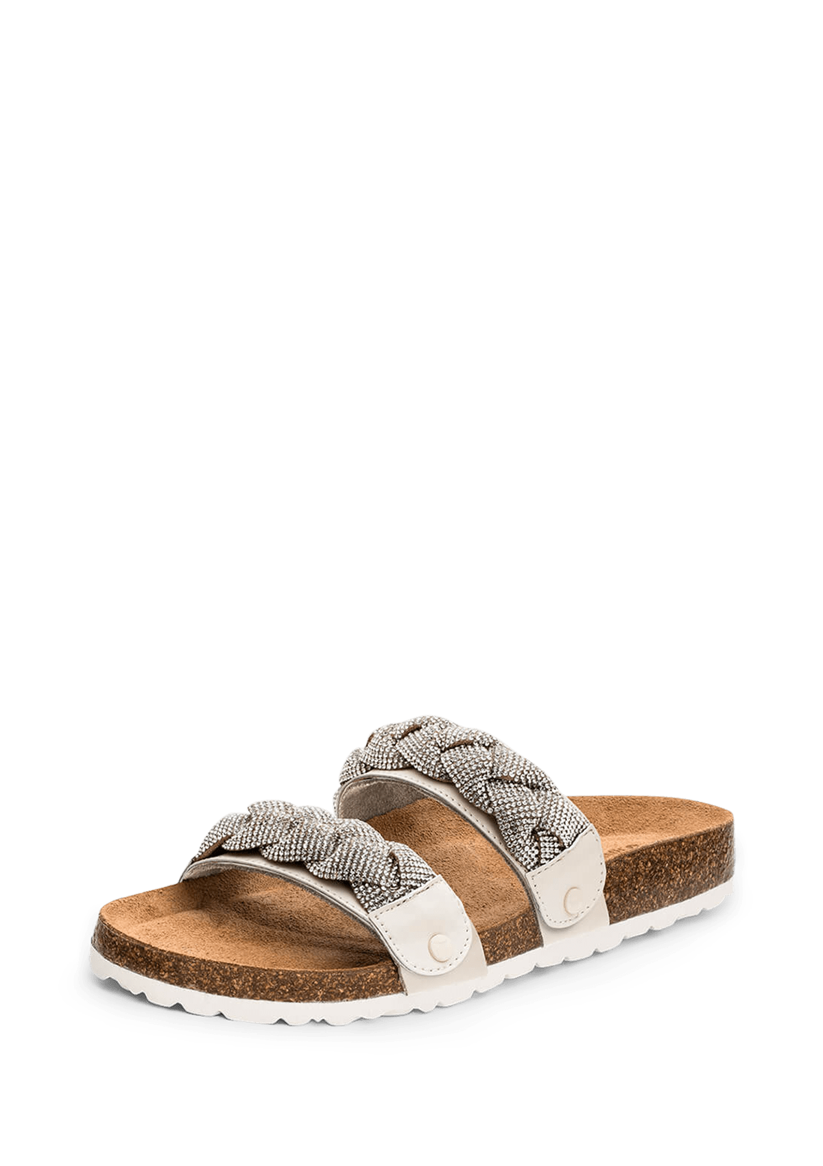 Braided Glitter - Casual Cork Crema