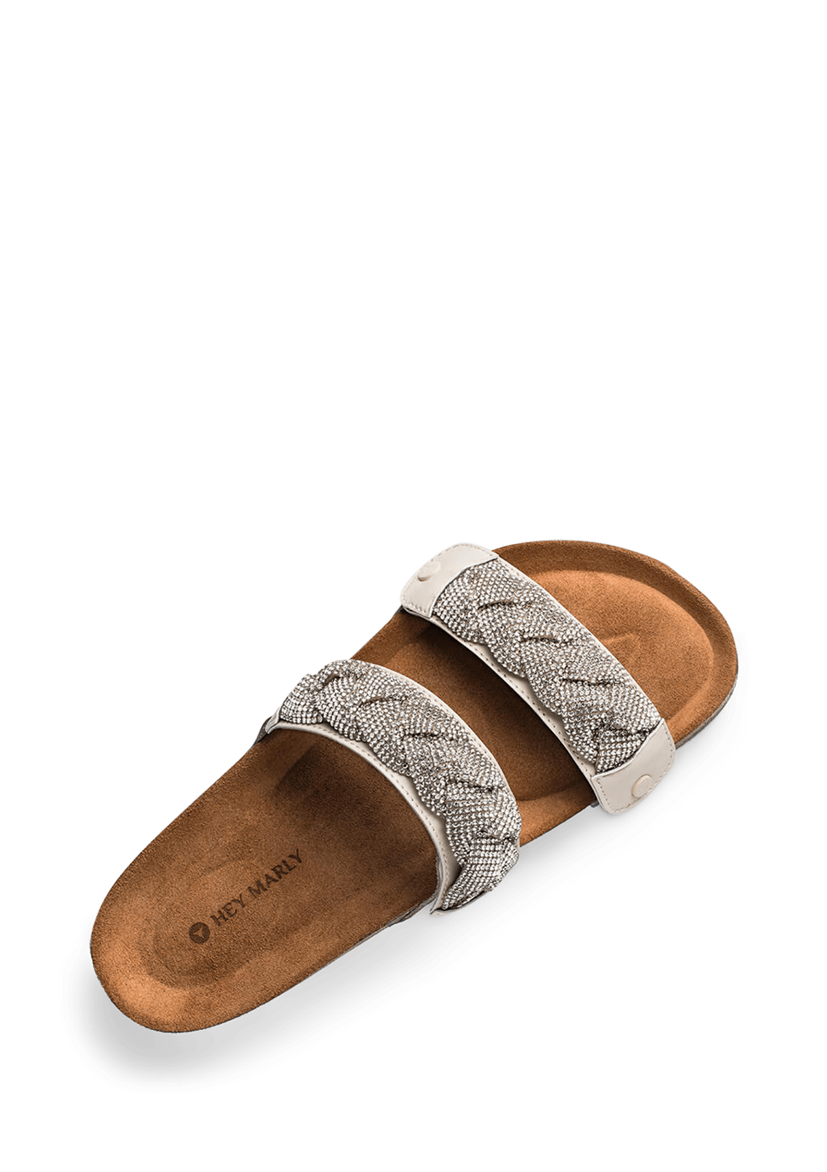 Braided Glitter - Casual Cork Crema