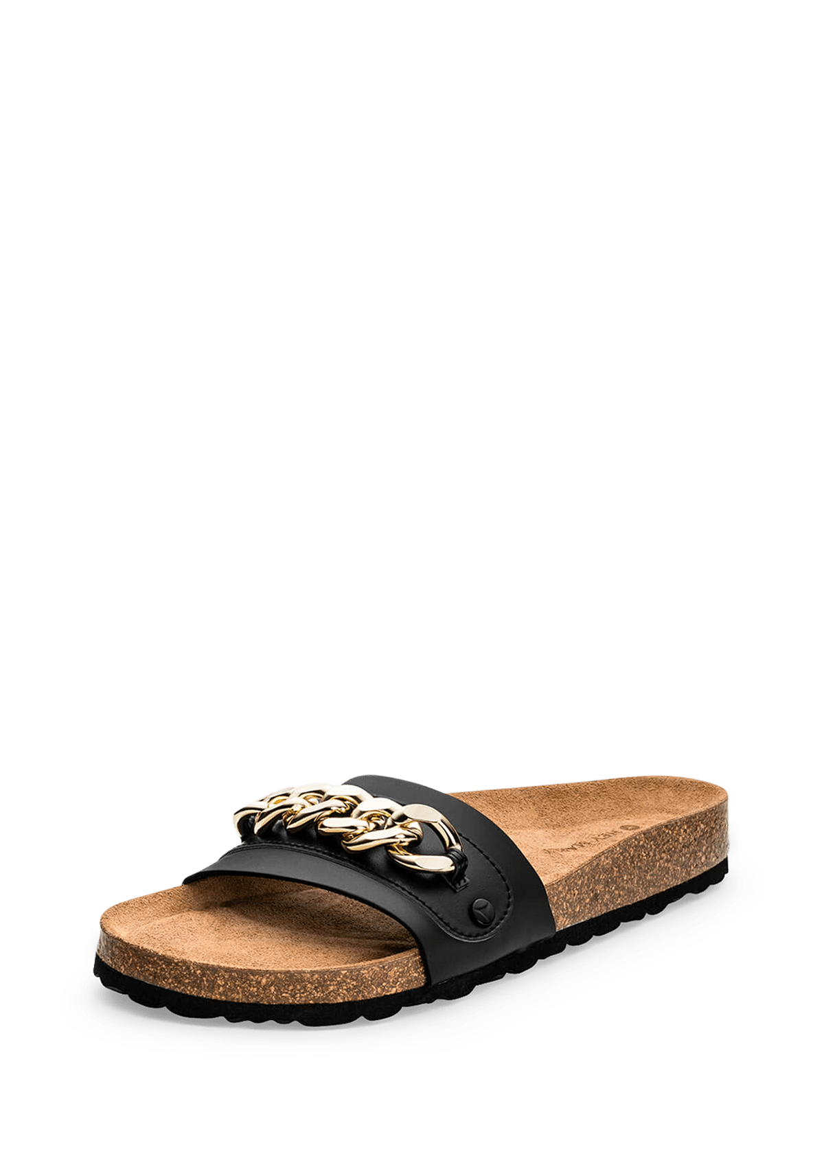 Gold Chain - Casual Cork Black